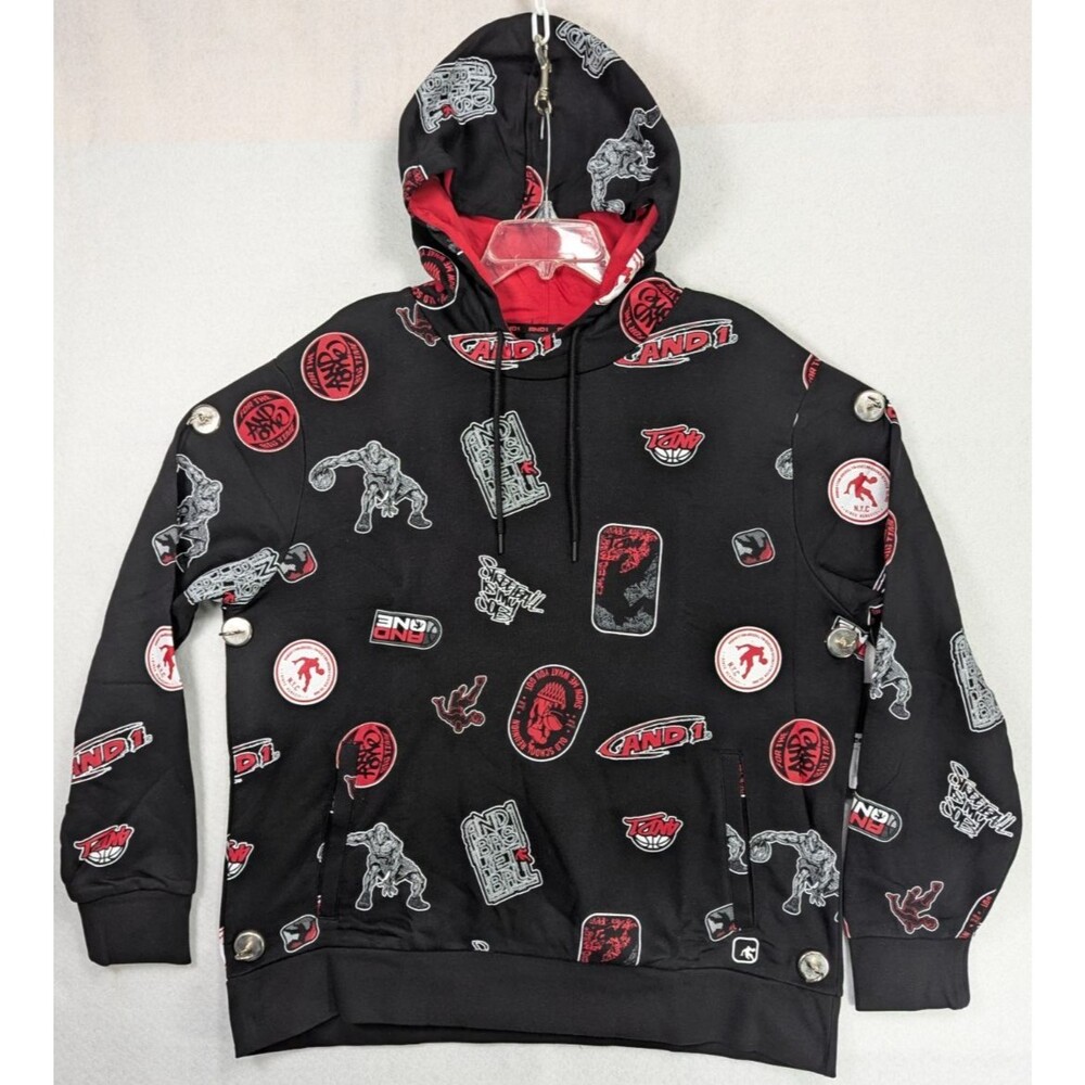 And 1 - Fadeaway Pullover Basketball Hoodie - Size XL